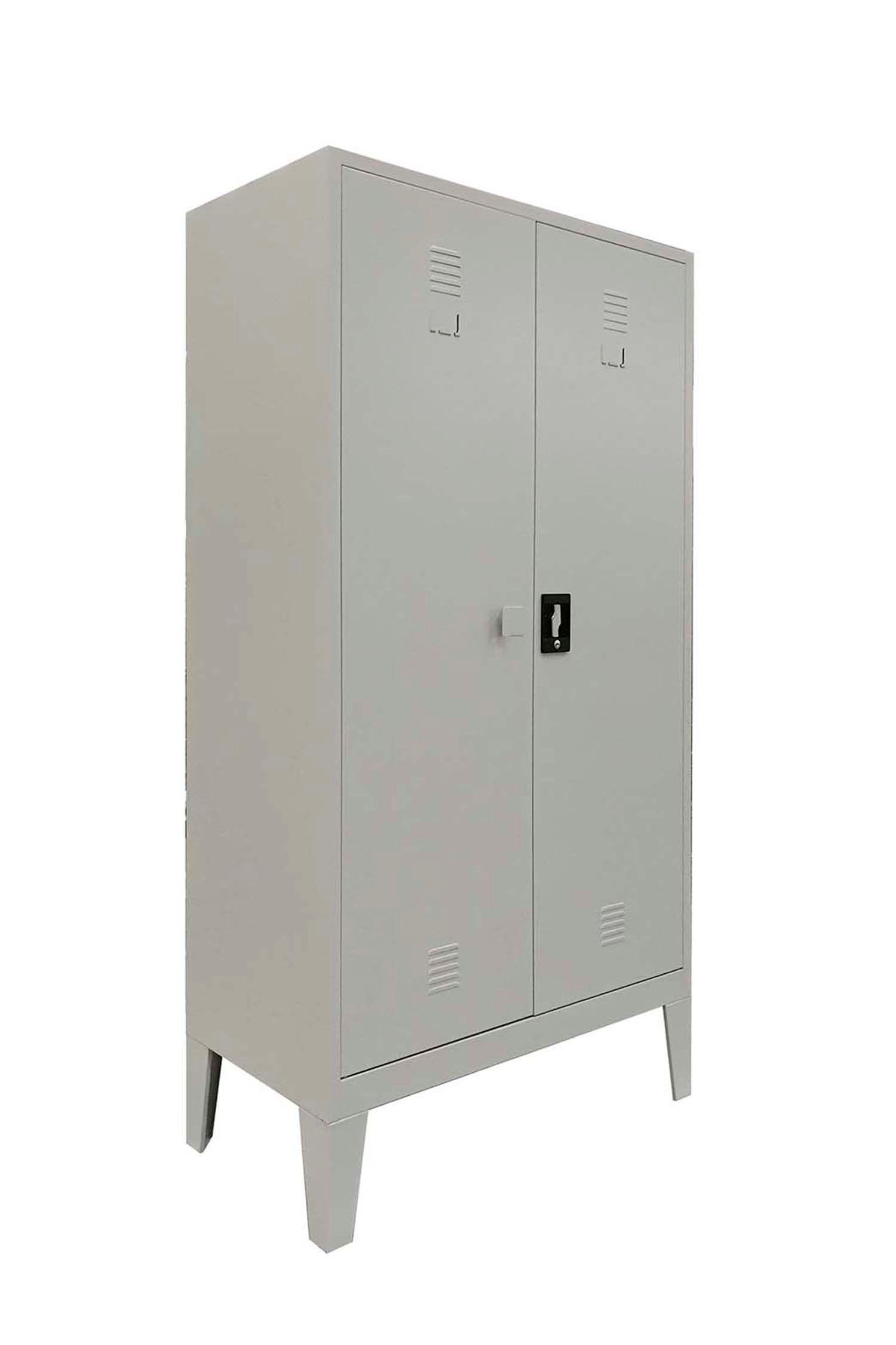 Locker con Repisas 2 Puertas con Llave Metalico Equimet-2