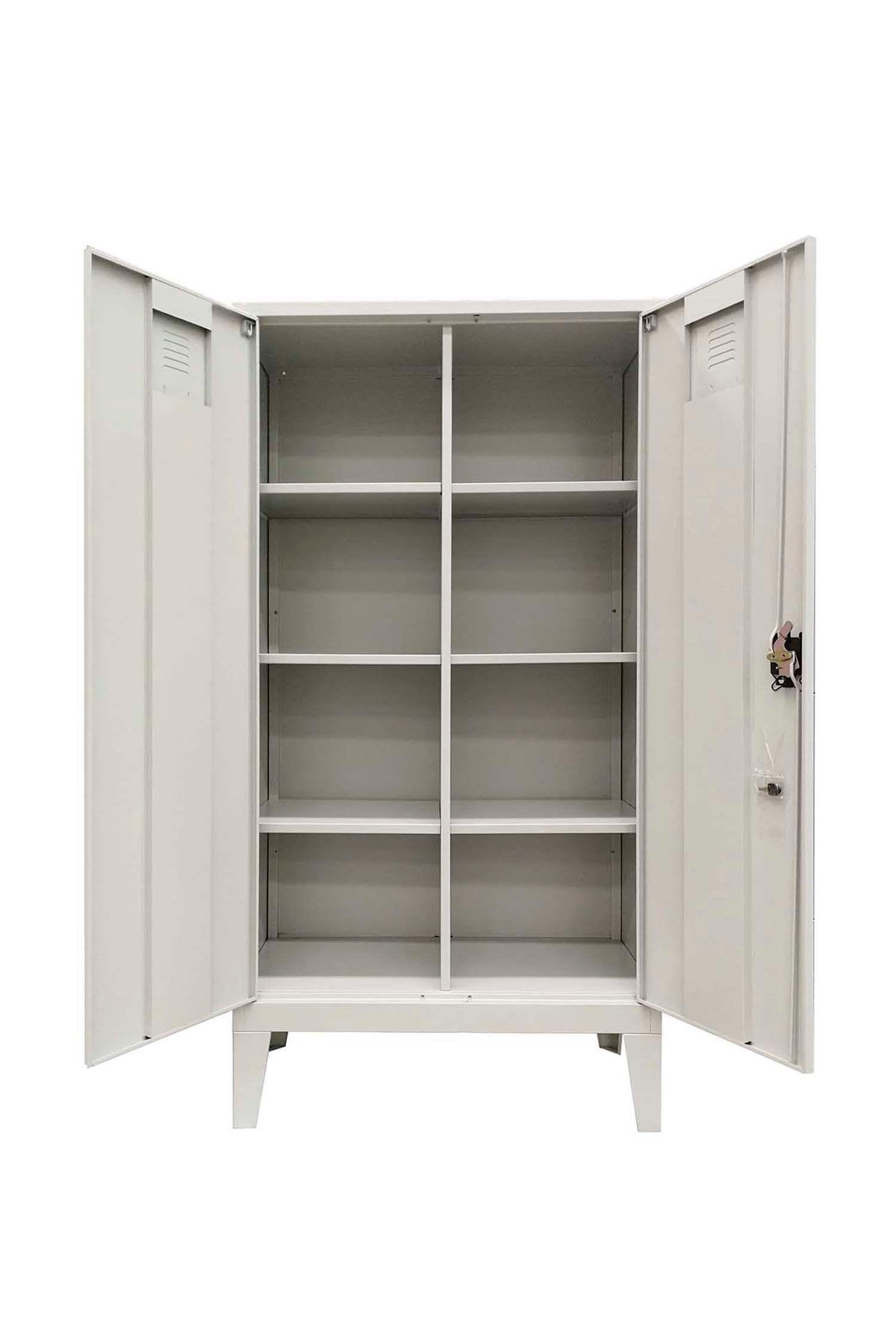 Locker con Repisas 2 Puertas con Llave Metalico Equimet-3