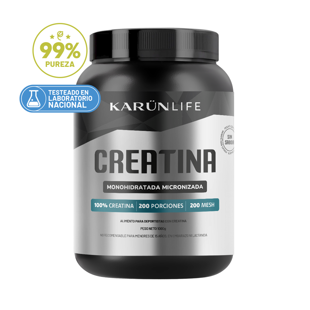 Creatina Monohidratada En Polvo 1 Kg Karun Life-1