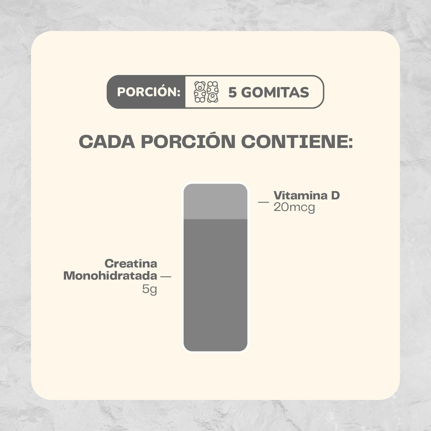 Creatina Monohidratada 150 Gomitas Premium Karun Life-2