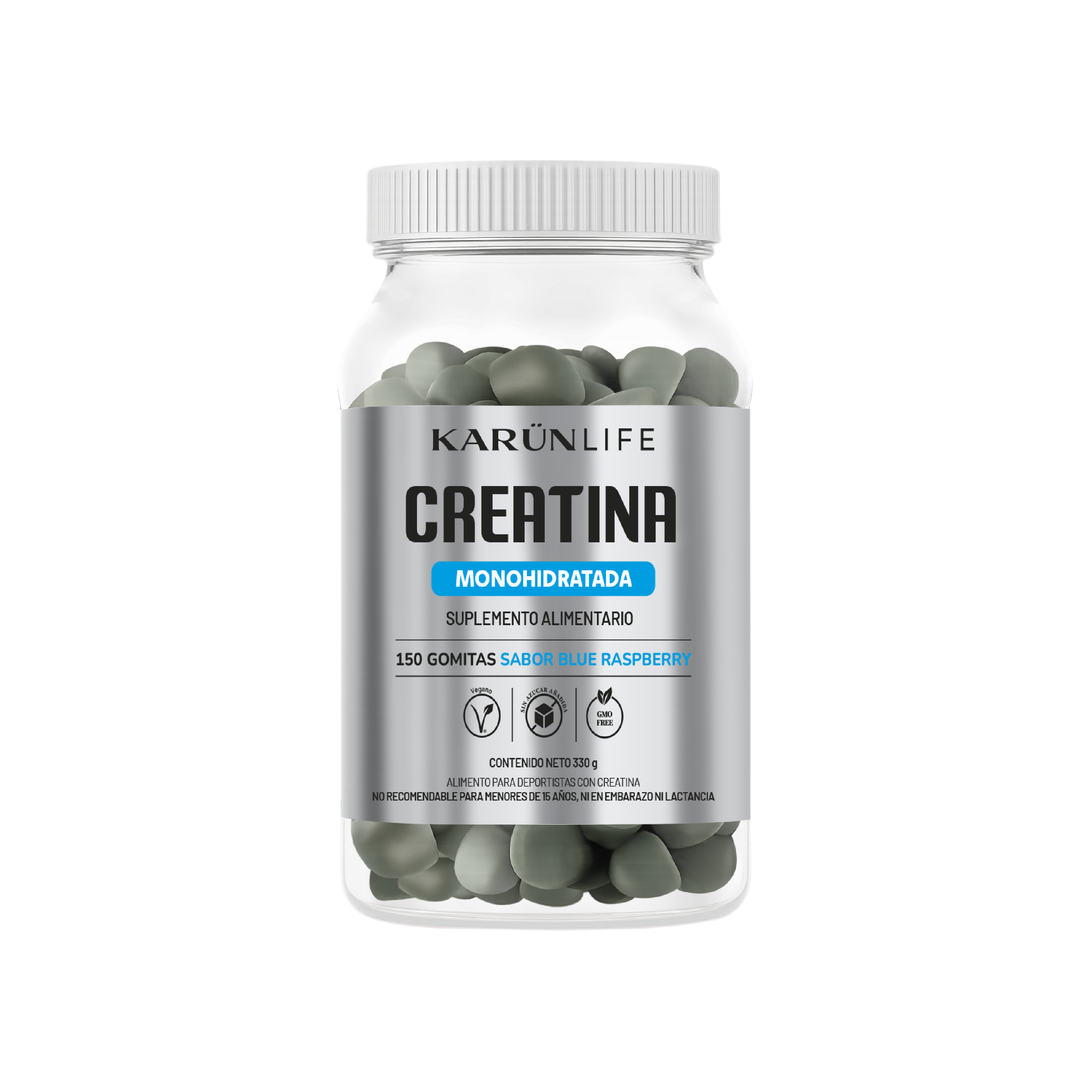 Creatina Monohidratada 150 Gomitas Premium Karun Life-0