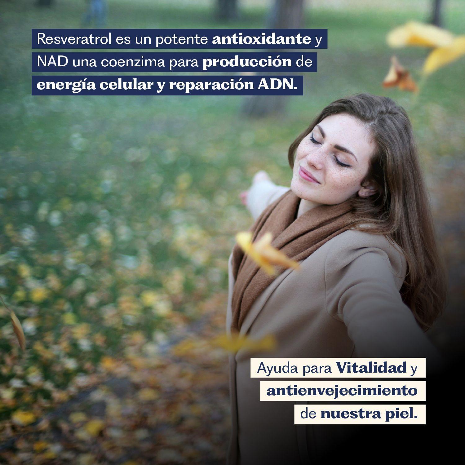 Pack X3 Resveratrol Nad 180 Capsulas Karun Life-5