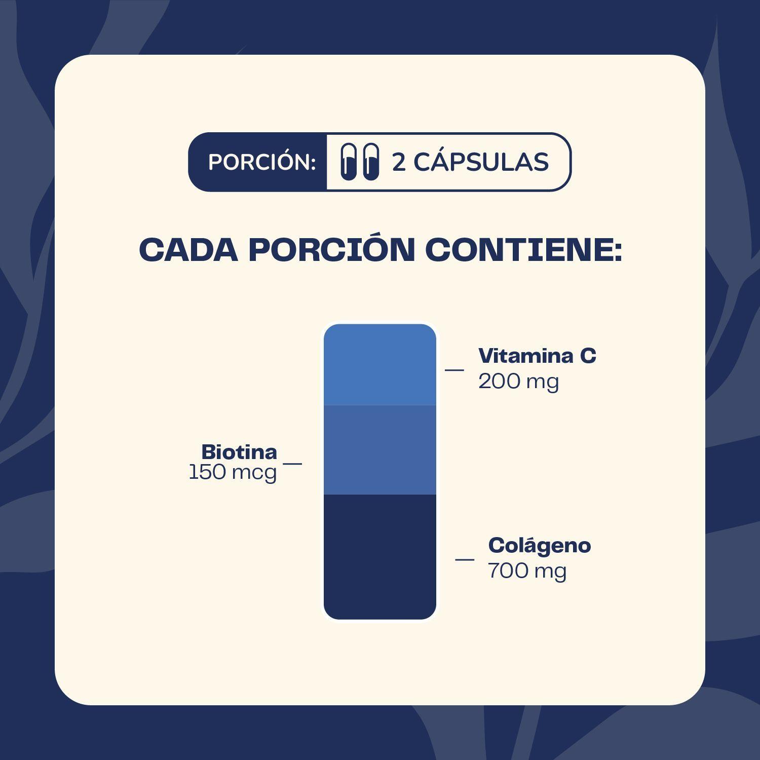 Biotina + Colágeno Hidrolizado  + Vitamina C 500mg 60 Cap Karun Life-4