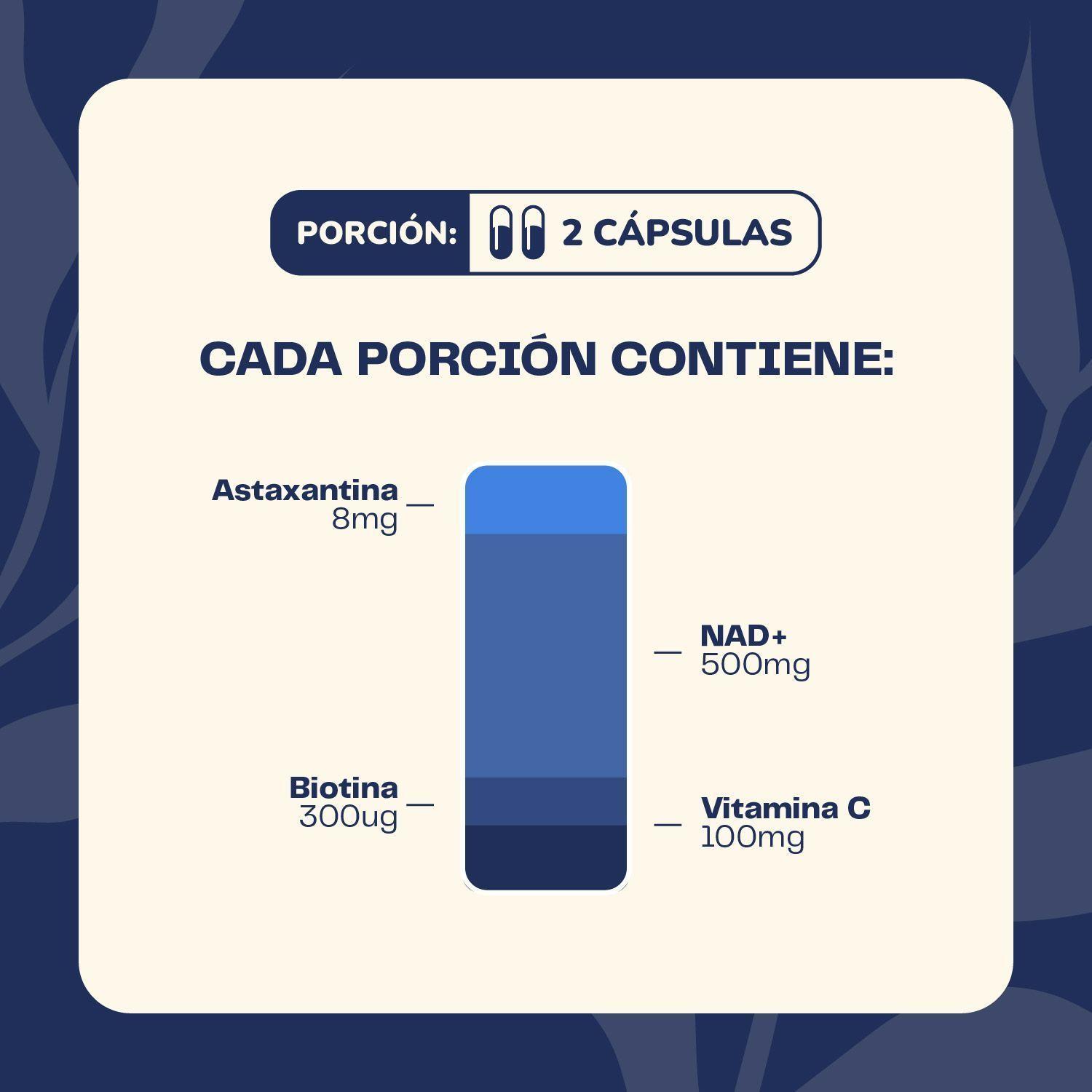 Pack Antiage Potenciado Astaxantina NAD Astaxantina con Colgeno 90 cap Karun Life-6