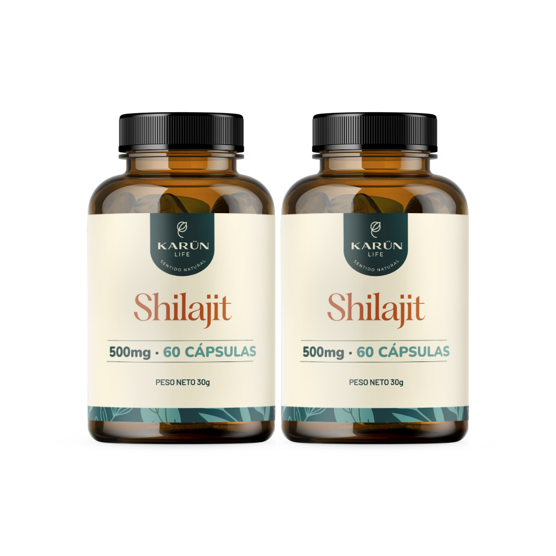 Pack X2 Shilajit 120 Capsulas Karun Life-0