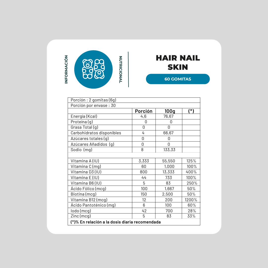 Pack Piel Y Cabello Biotina Gomitas Col geno 150 Un Karun Life-1