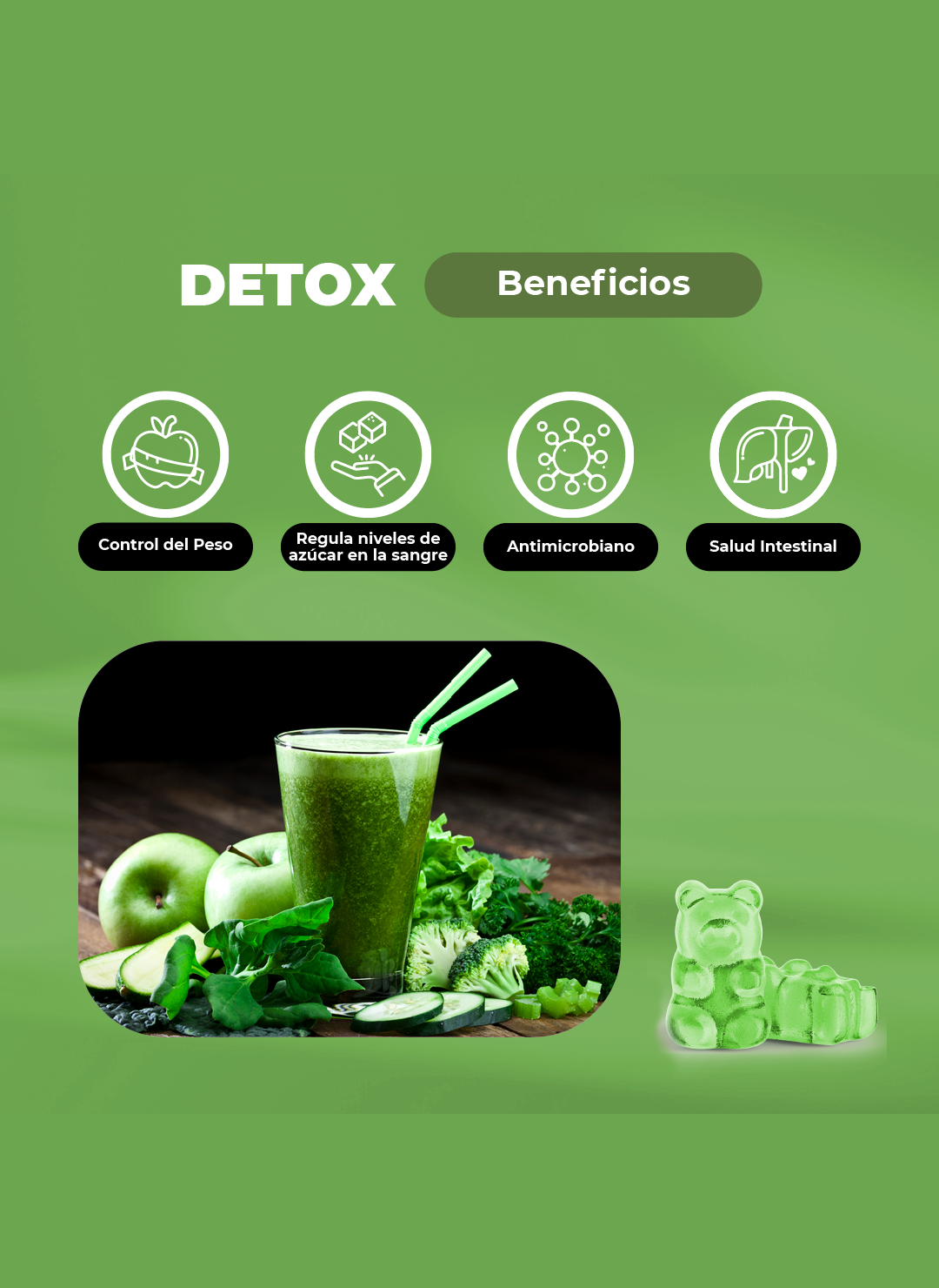 Detox Vinagre De Manzana  Vitamina B6 Y B12  60u Karun Life-3
