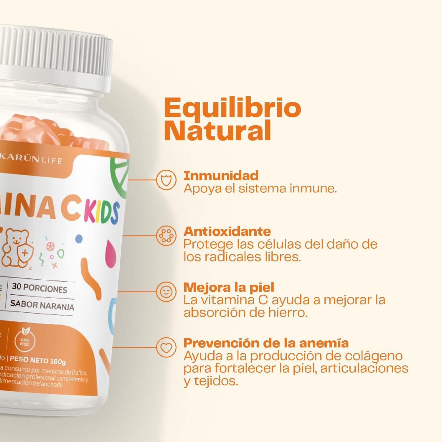 Gomitas Vitamina C Kids 60 Un Karun Life-2