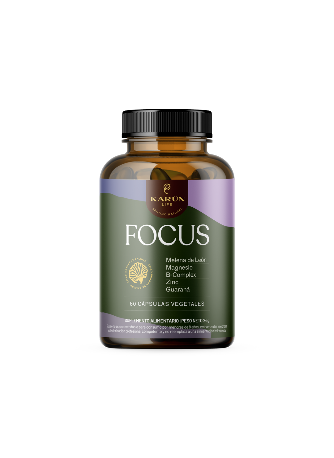 Focus Claridad Mental Y Cognitiva 60 Cap Karun Life-0
