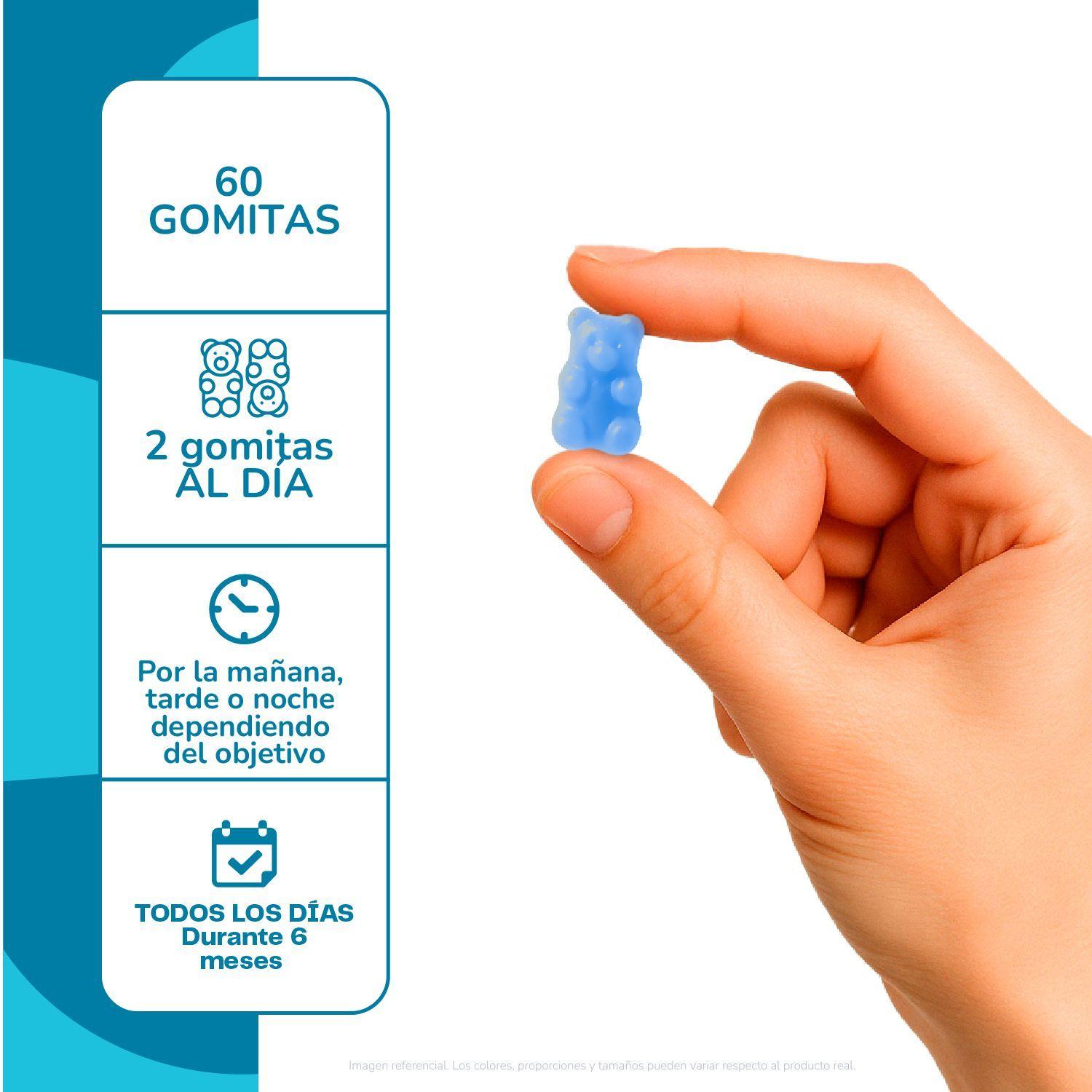 Pack x2 Gomitas Biotina Hair Nails & Skin 120 Un Karun Life-3