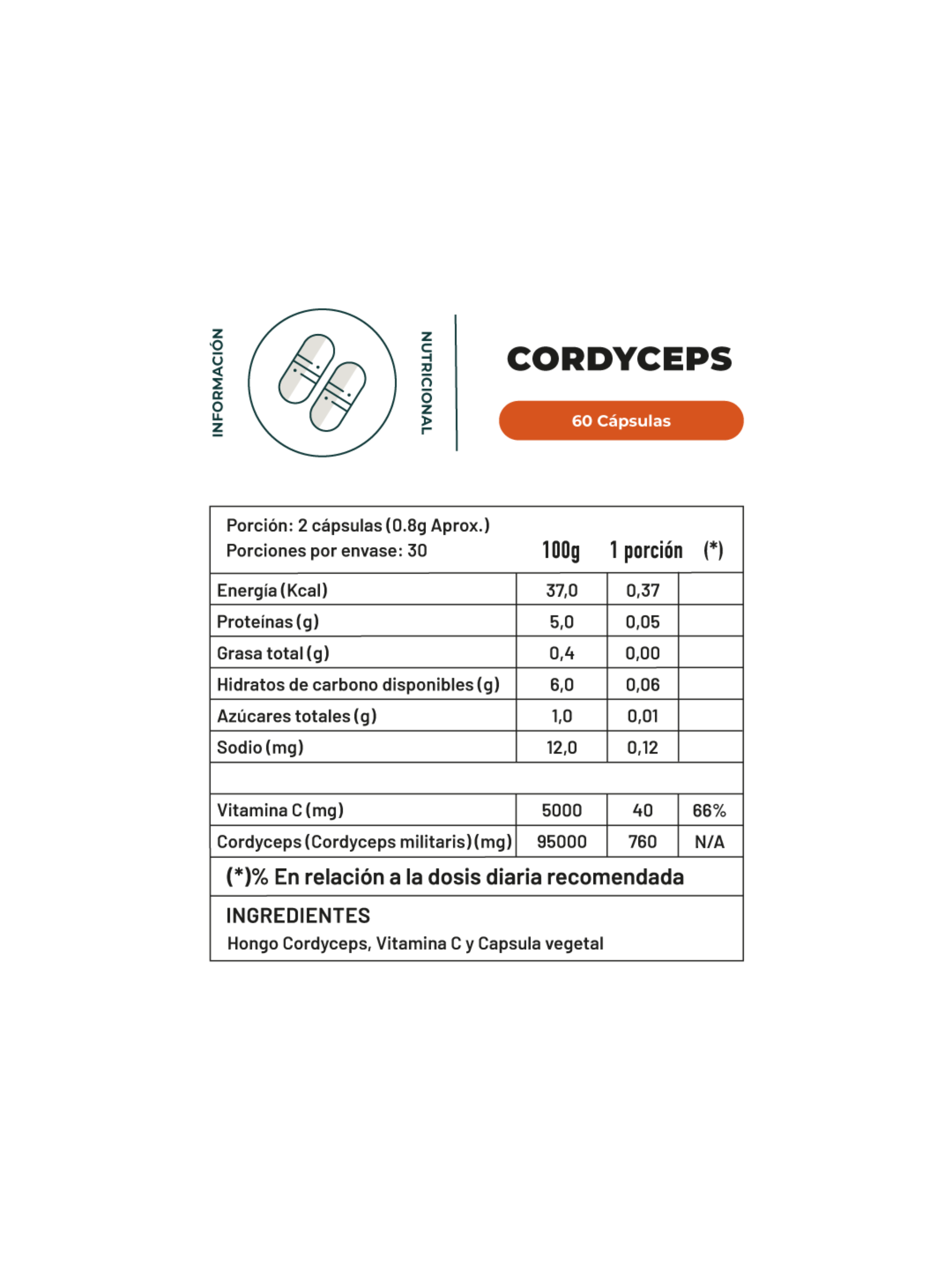 Pack Creatina 150 Gomitas + Cordyceps 60 Cápsulas Karun Life-2