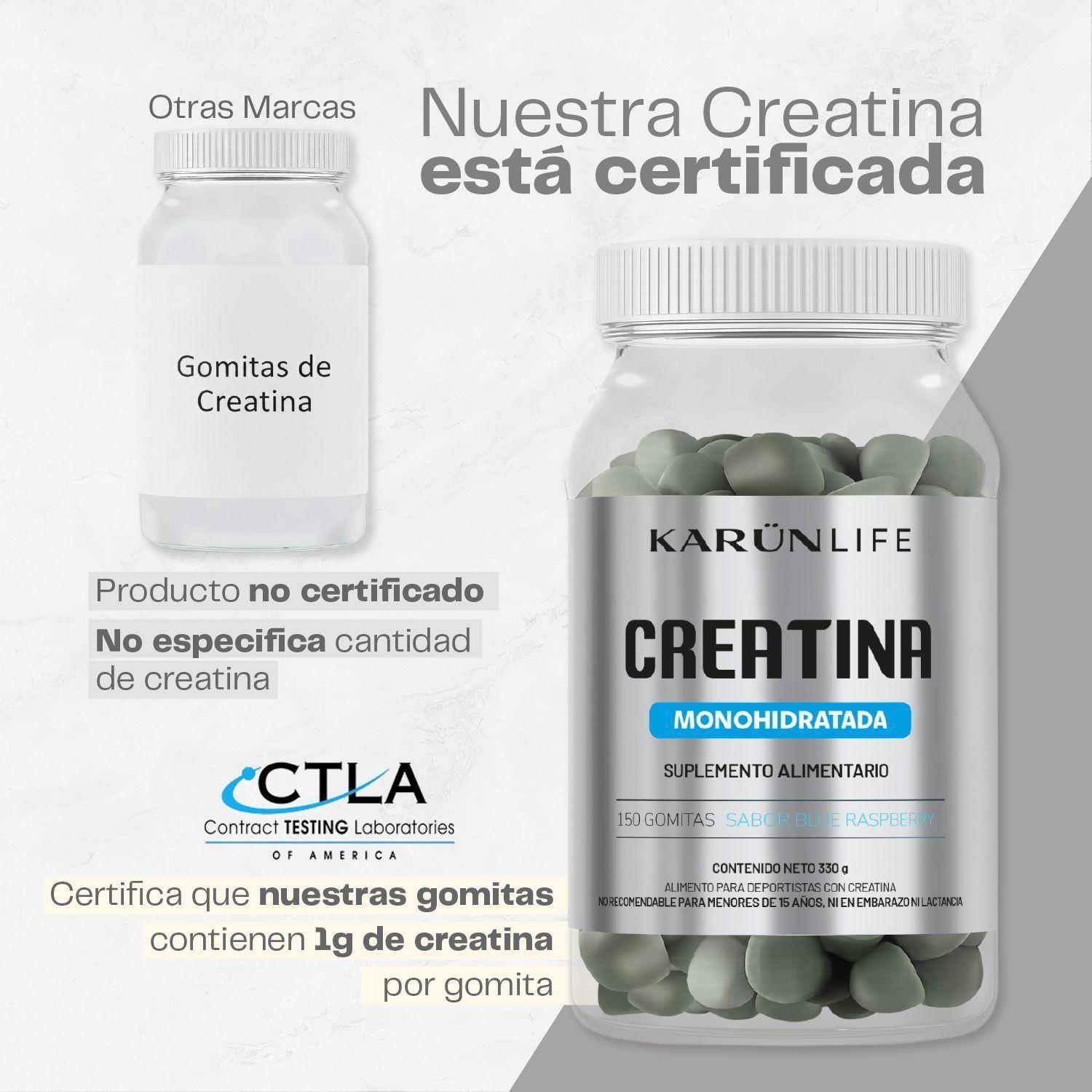 Pack Creatina 150 Gomitas + Cordyceps 60 Cápsulas Karun Life-2