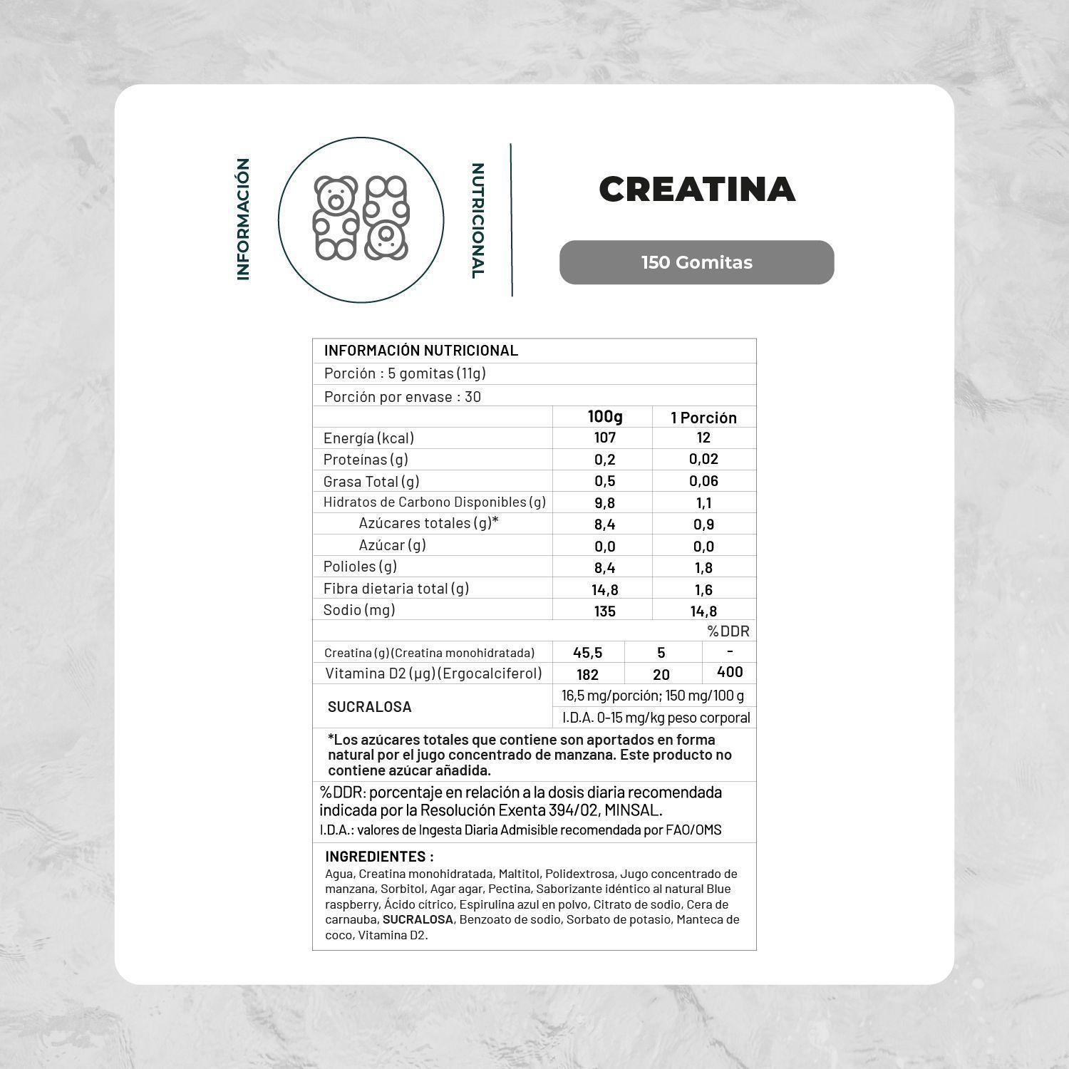 Pack Creatina 150 Gomitas + Cordyceps 60 Cápsulas Karun Life-4