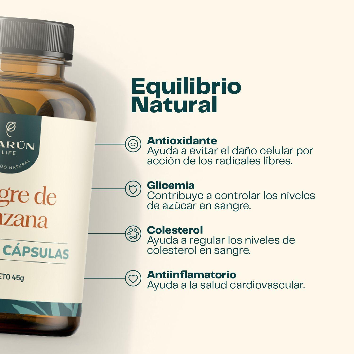 Pack Antiinflamatorio C rcuma Pimienta y Vinagre de Manzana 180 cap Karun Life-3