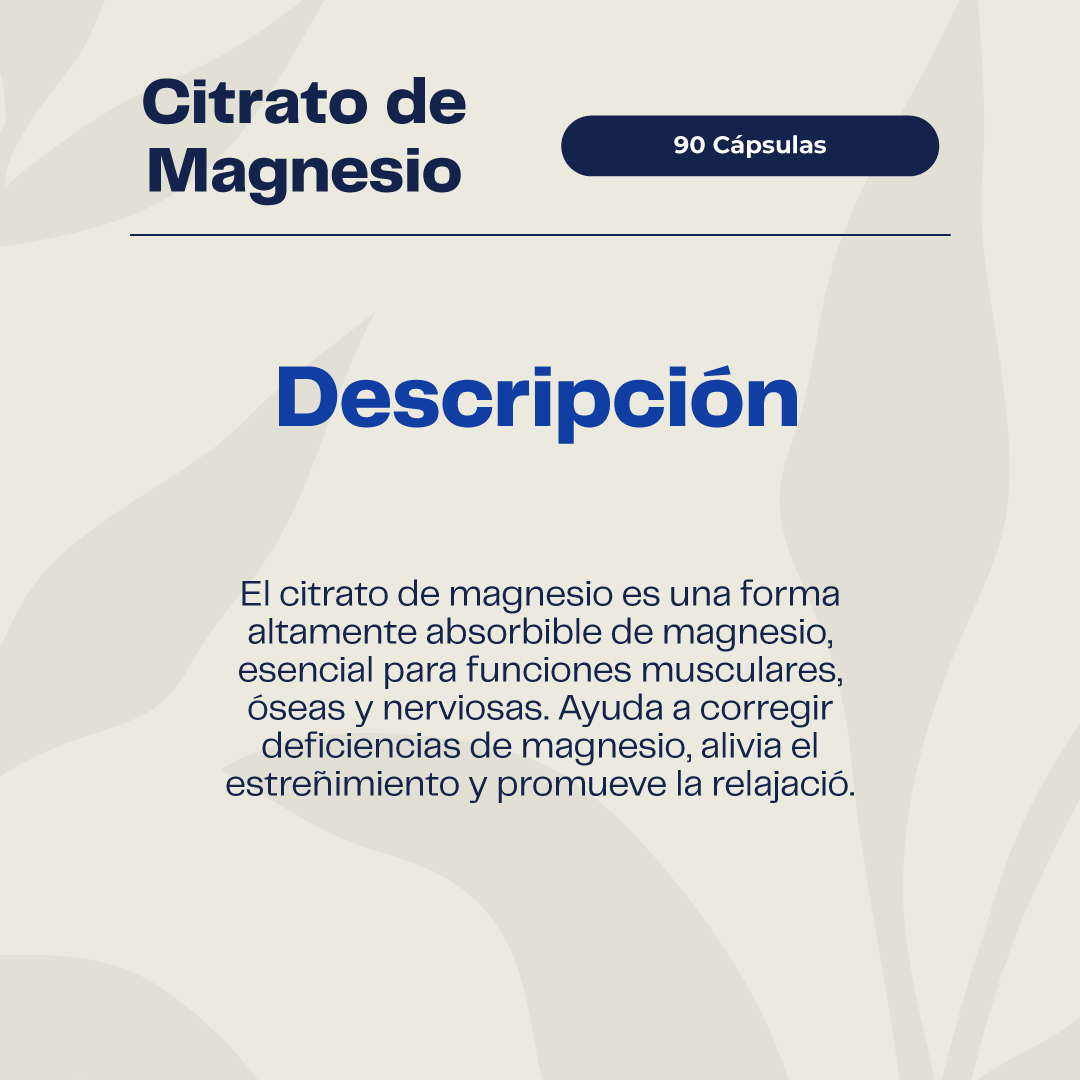 Pack 2 Citrato De Magnesio Premium 180 capsulas Karun Life-2