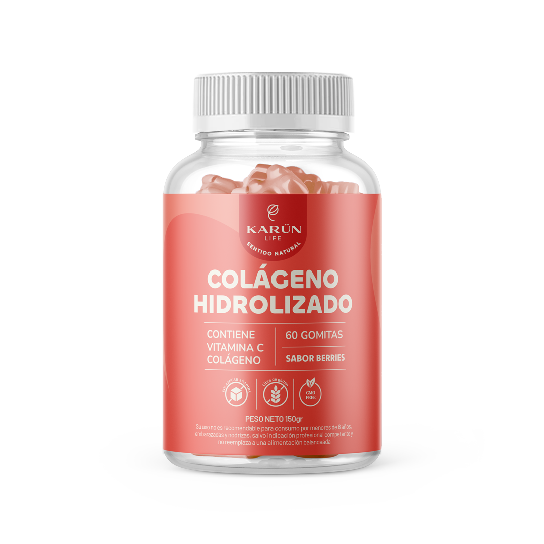 Gomitas Colágeno Hidrolizado + Vitamina C  60 Uni Karun Life-0