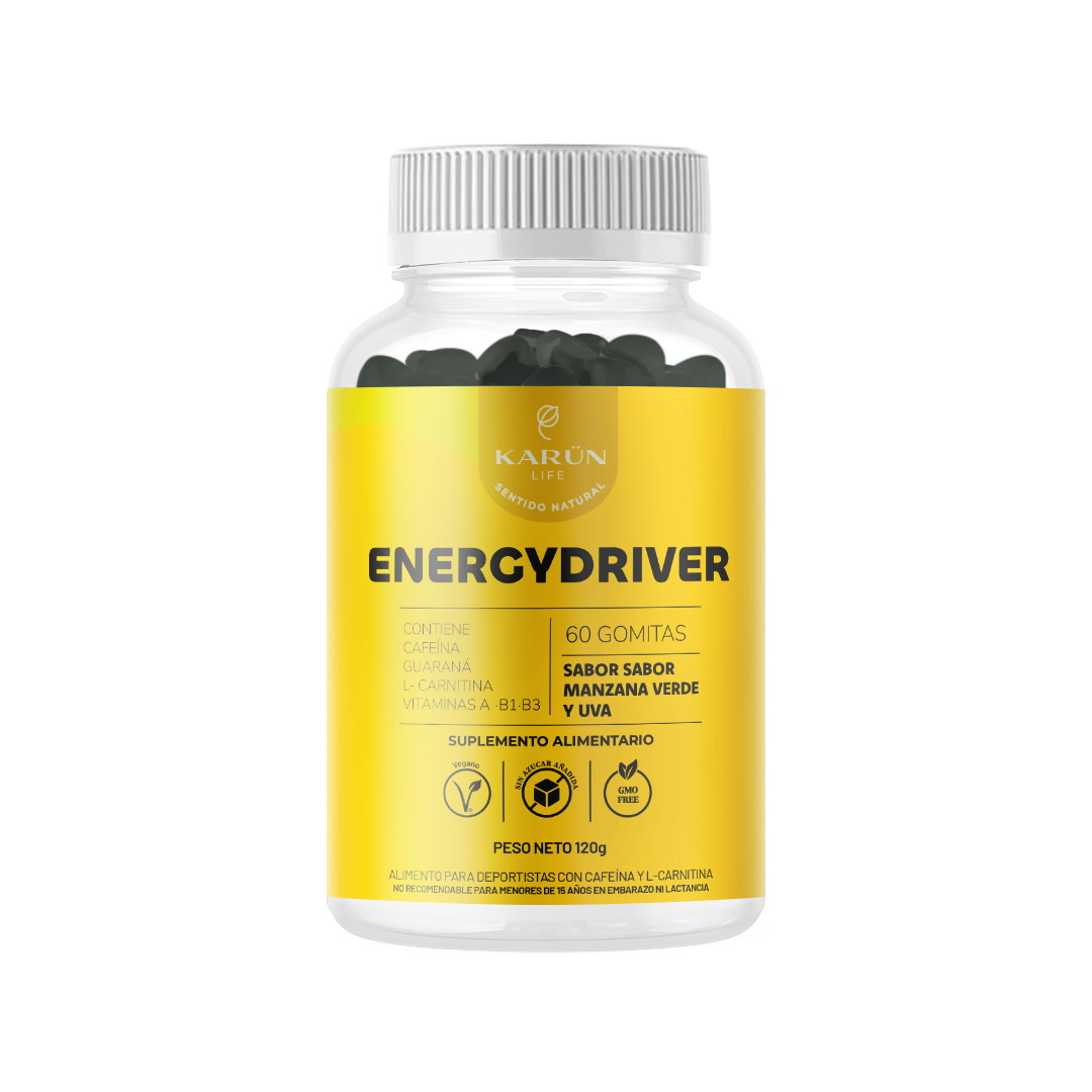 Energydriver - 60 Gomitas - Energía Diaria Karun Life-0