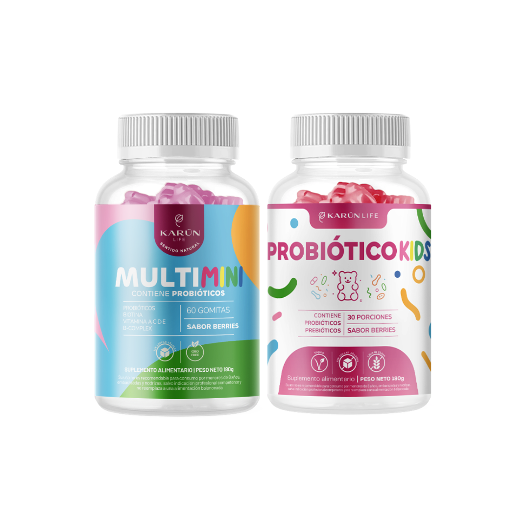 Pack Nutrici n Inteligente Gomitas Kids Multi Kids Probi tico Kids 120 Un Karun Life-0