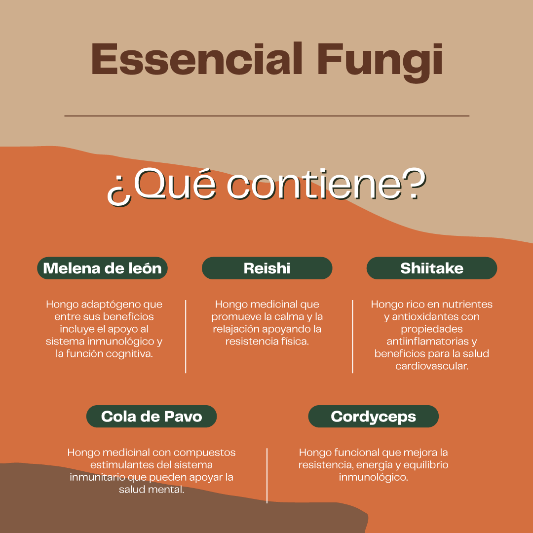 Essencial Fungi Mix De Hongos 60 Capsulas Karun Life-2