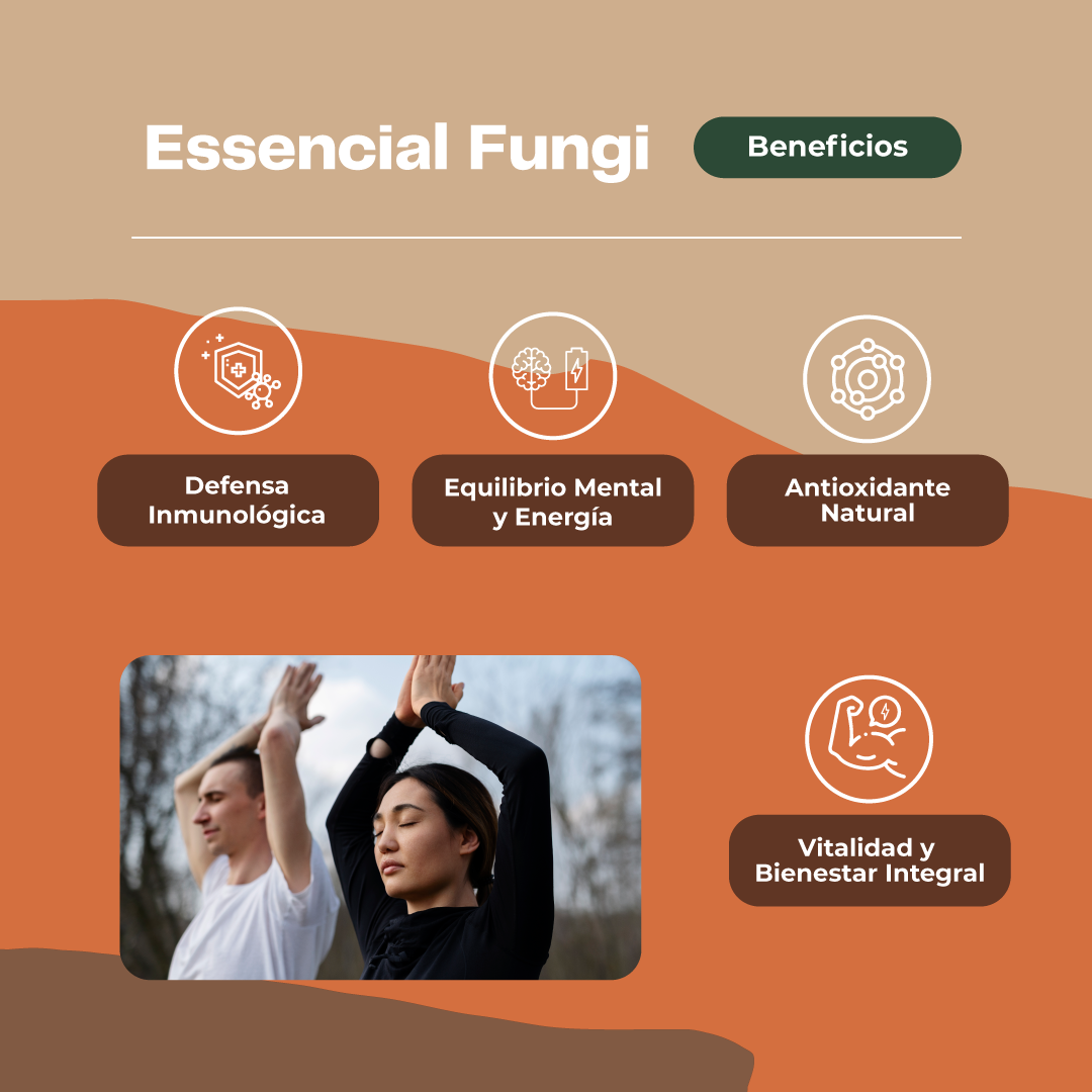 Essencial Fungi Mix De Hongos 60 Capsulas Karun Life-3