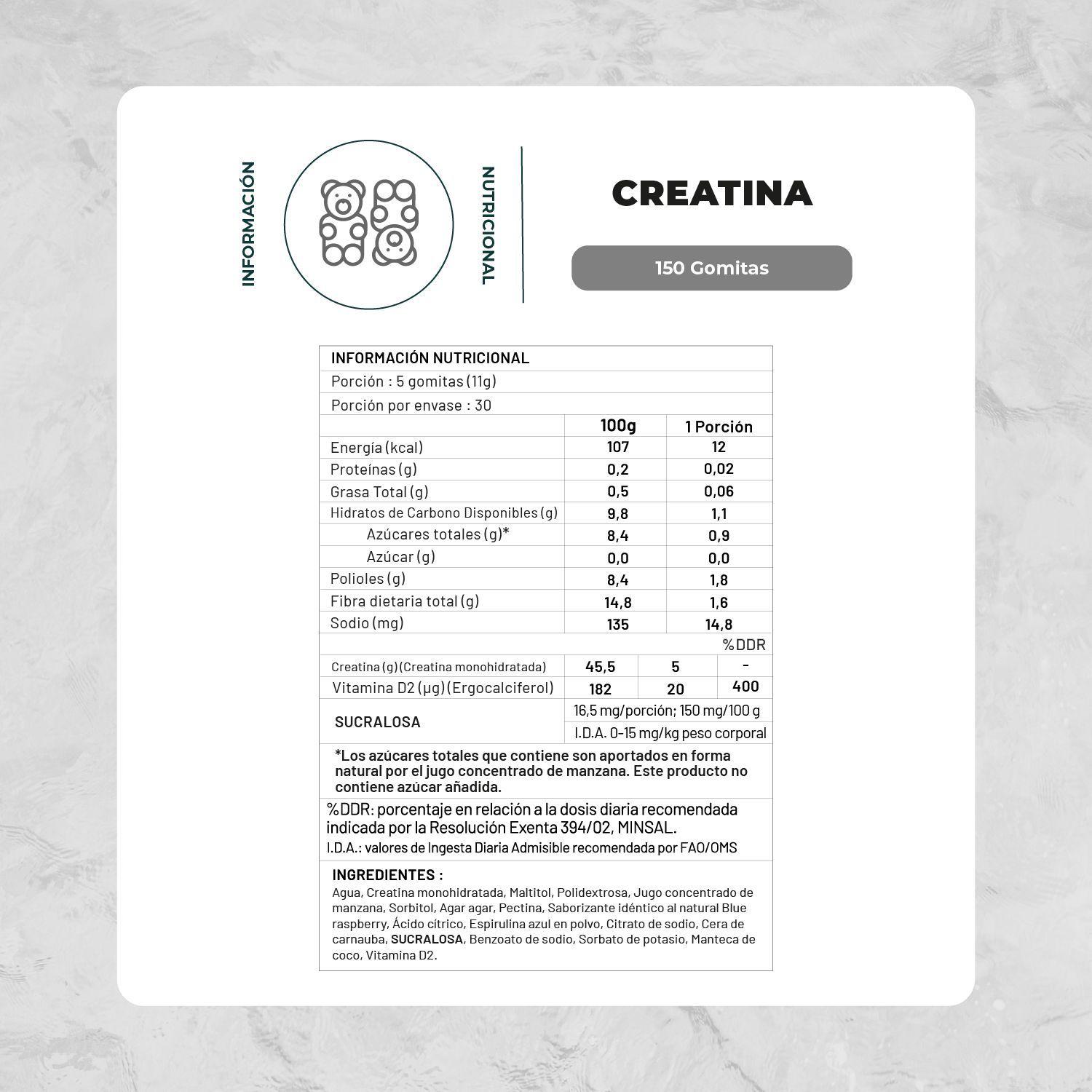 Pack Creatina 150 Gomitas + Triple Magnesio 60 Cápsulas Karun Life-3