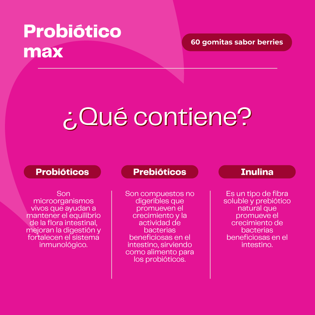Probiótico + Prebióticos 60 Gomitas - Salud Digestiva Karun Life-2