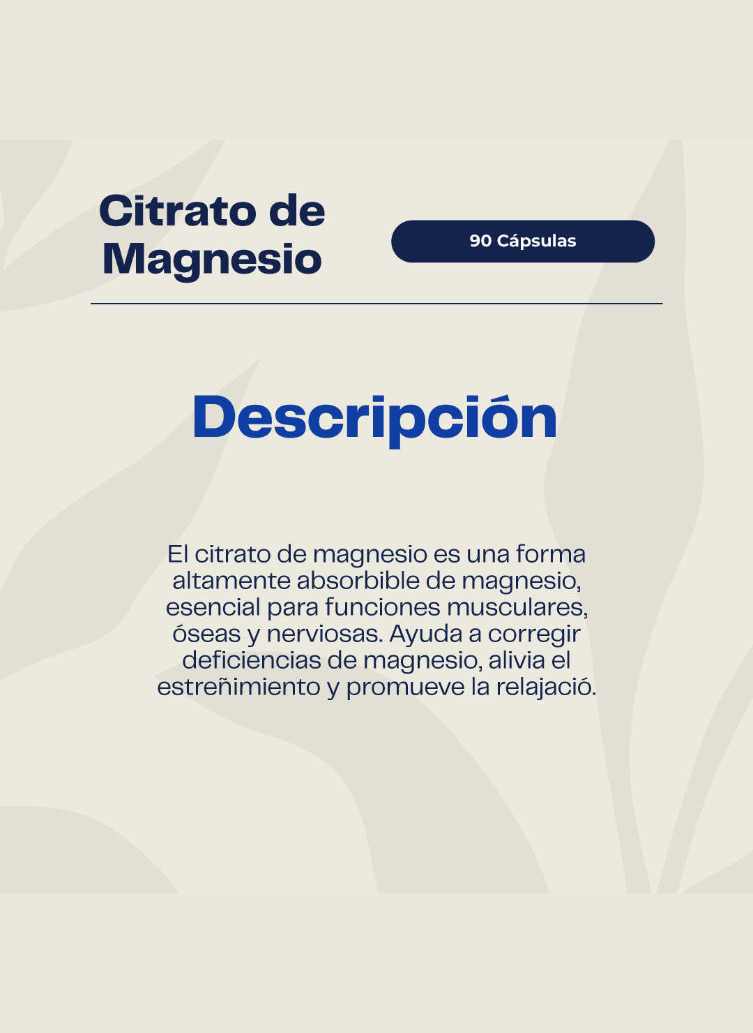 Citrato De Magnesio Premium 90 Cap Karun Life-2