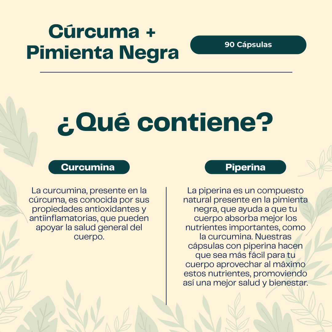 Cúrcuma + Pimienta 60 Cápsulas 550 Mg Karun Life-2