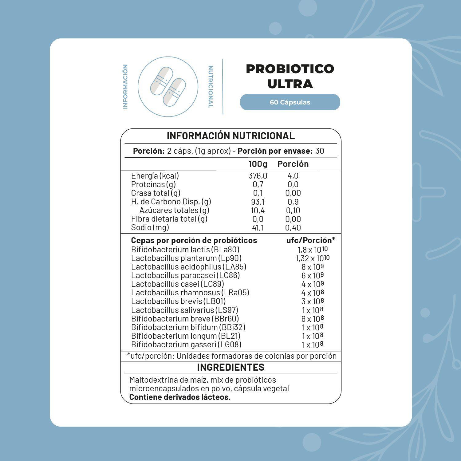 Probiotico Ultra 60 Cap Karun Life-1