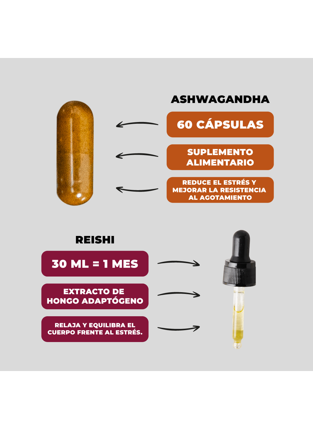 Pack Ashwagandha Cápsulas + Reishi Extracto - Karun Life-3
