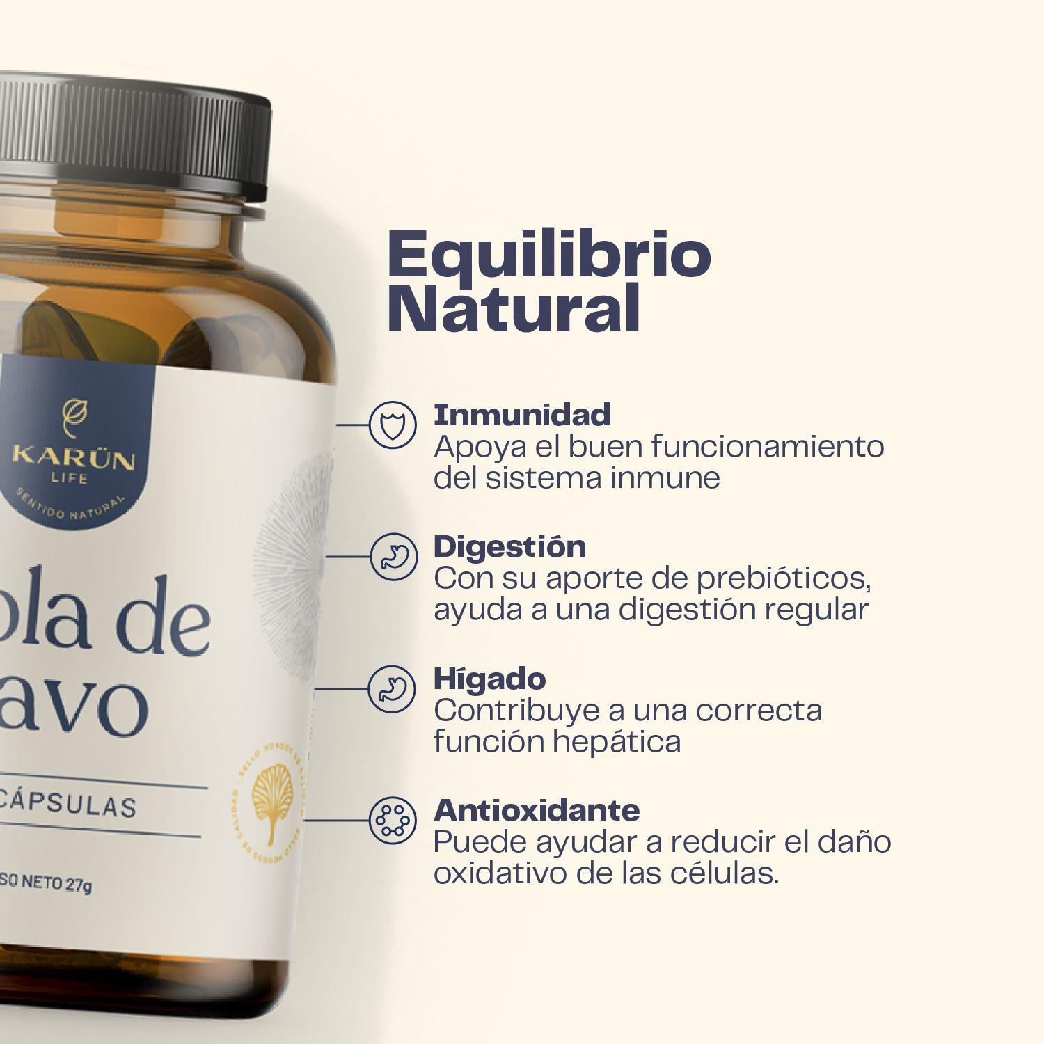 Pack 180 Capsulas: Melena De Leon - Reishi - Cola De Pavo Karun Life-7