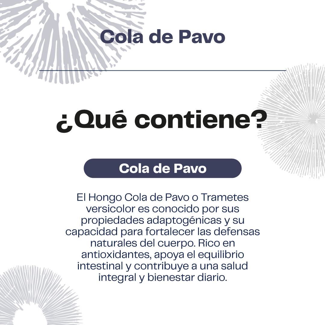 Cola De Pavo 450mg - 60 Capsulas Sistema Inmune Karun Life-2