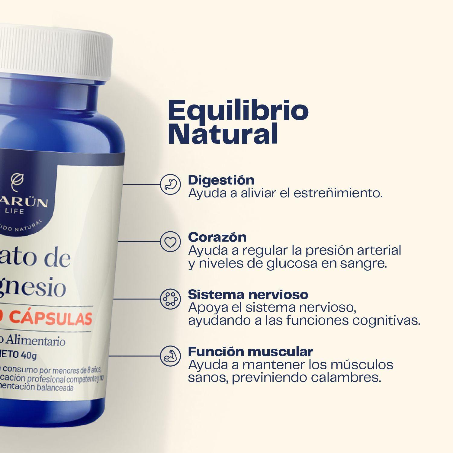 Pack Vitalidad Total Cordyceps + Melena León + Citrato de Magnesio 210 capsulas Karun Life-6