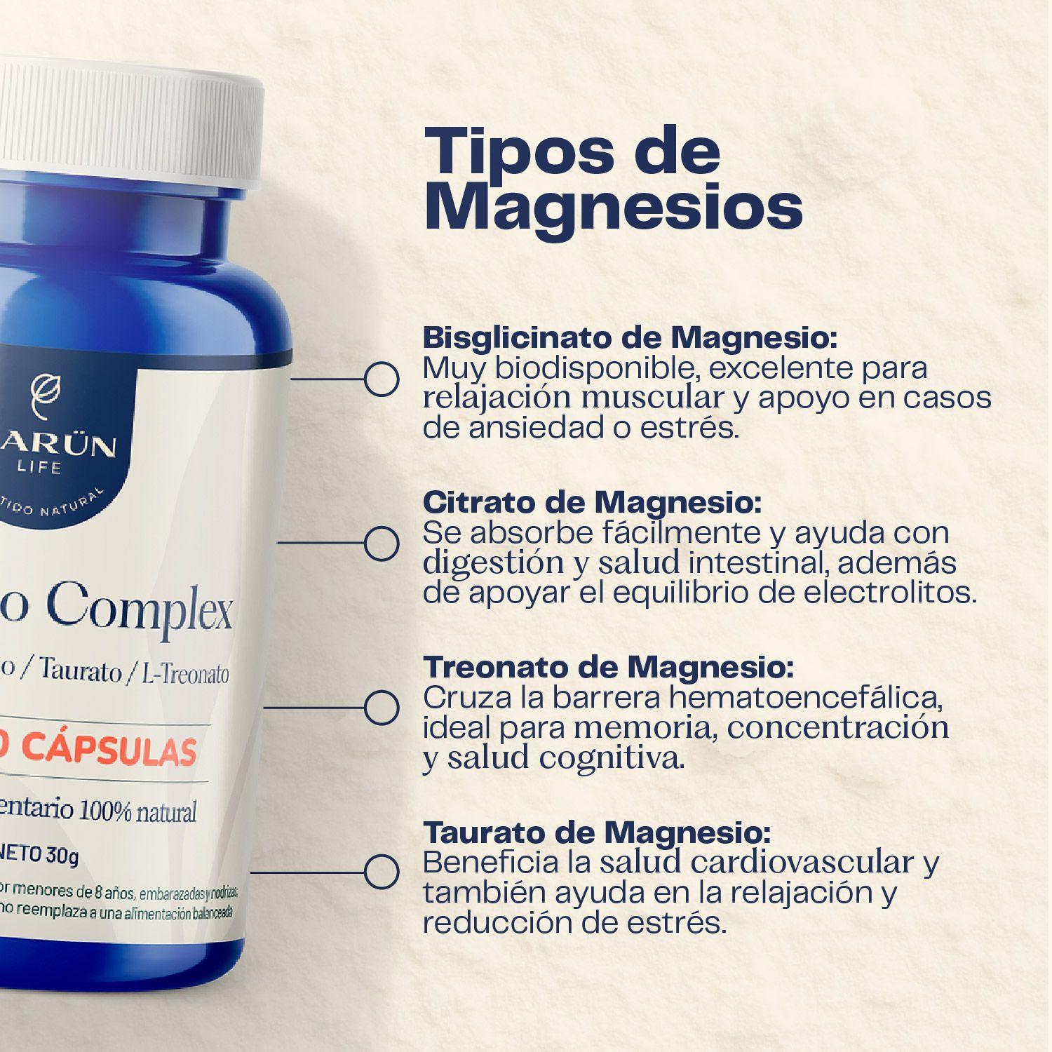 Pack X2 Magnesio Complex 120 Capsulas Karun Life-2