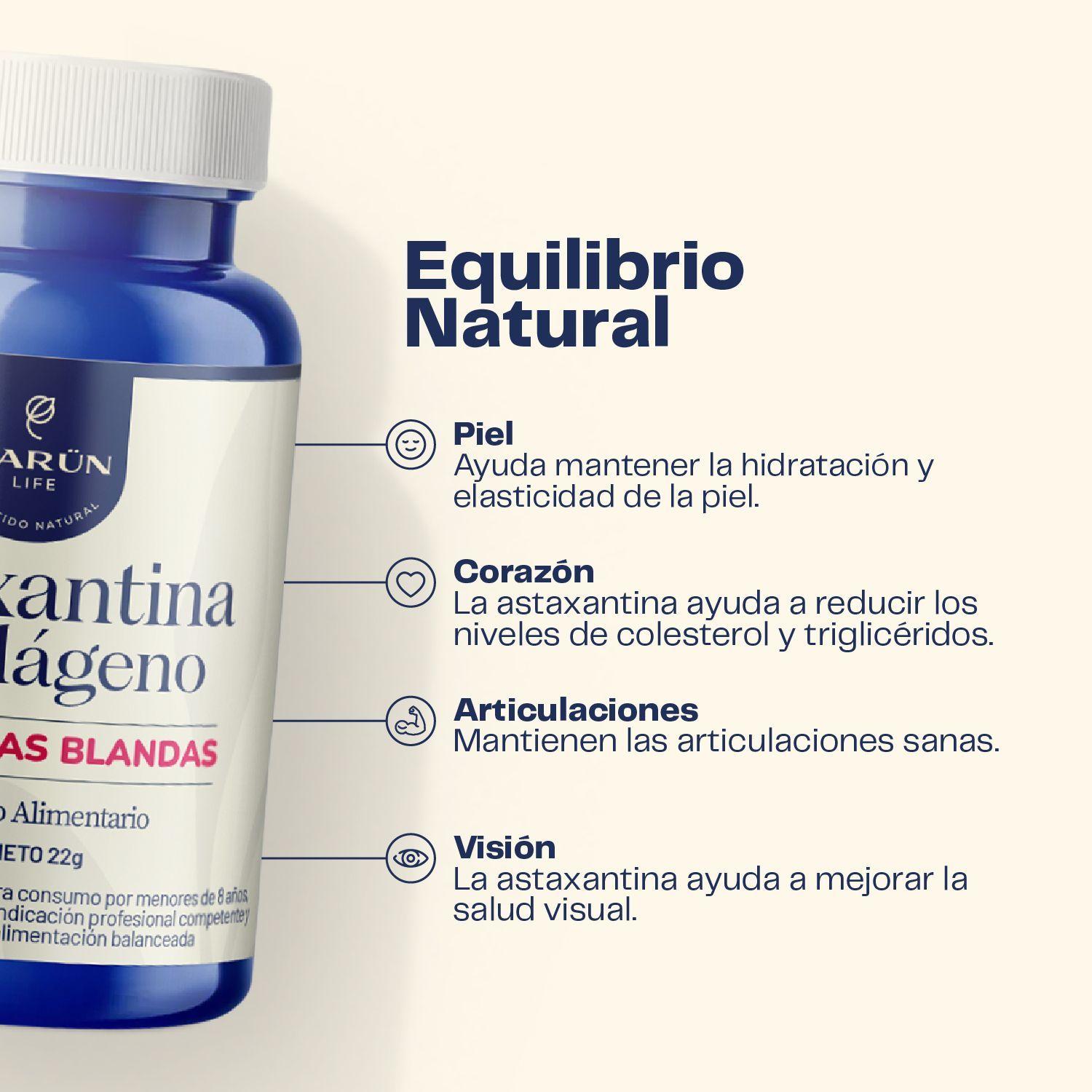 Astaxantina Col geno 30 Cap Karun Life-2