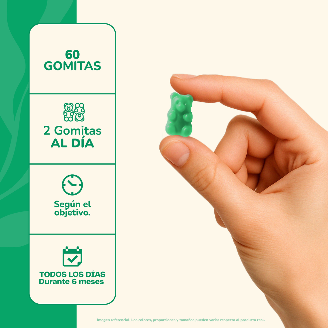 Pack x3 Gomitas Detox Vinagre De Manzana Vita B6 Y B12 180 Un Karun Life-3