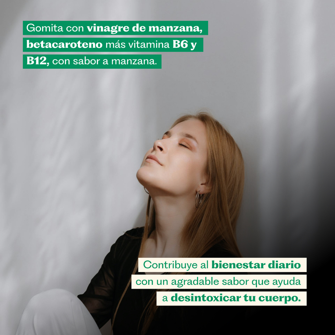 Pack x3 Gomitas Detox Vinagre De Manzana Vita B6 Y B12 180 Un Karun Life-5