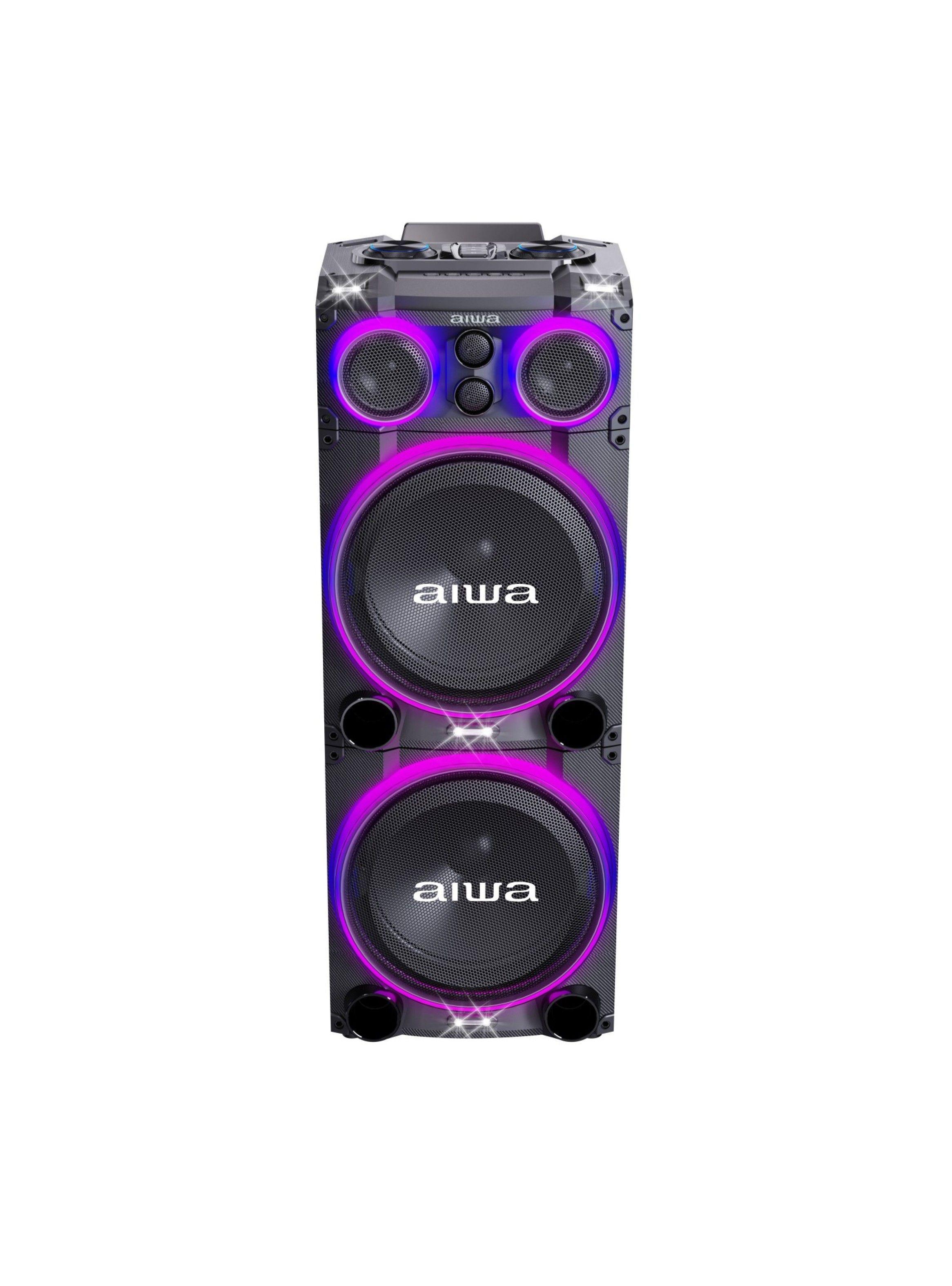 Parlante Bluetooth Torre Karaoke Aiwa 4000w Tws Aw-poc15-0