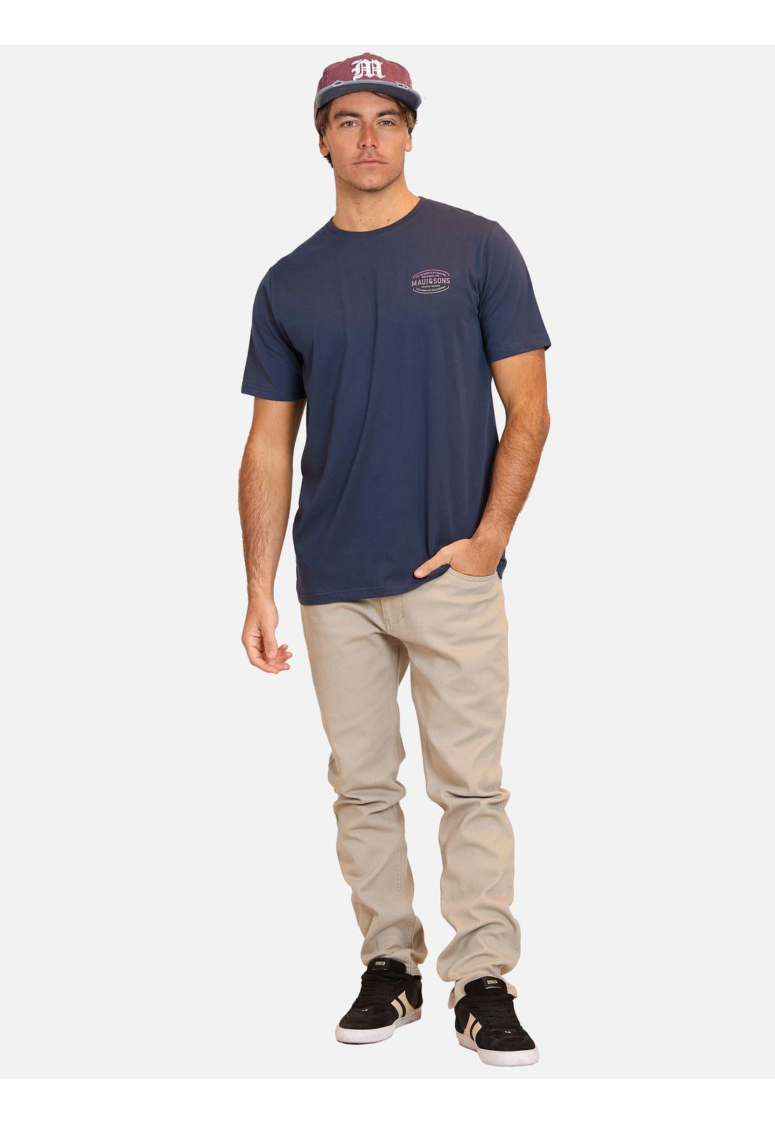 Pantalon Clasico Molokai Beige Hombre Maui And Sons-2