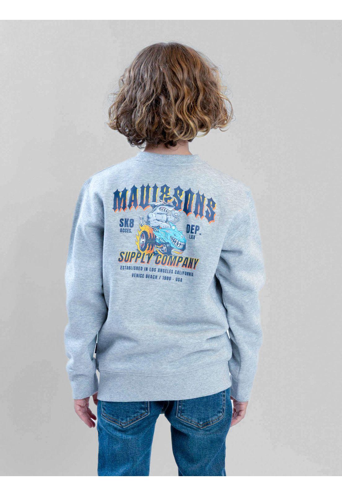 Poleron CR Fieldtrip Gris Infantil Maui And Sons-2