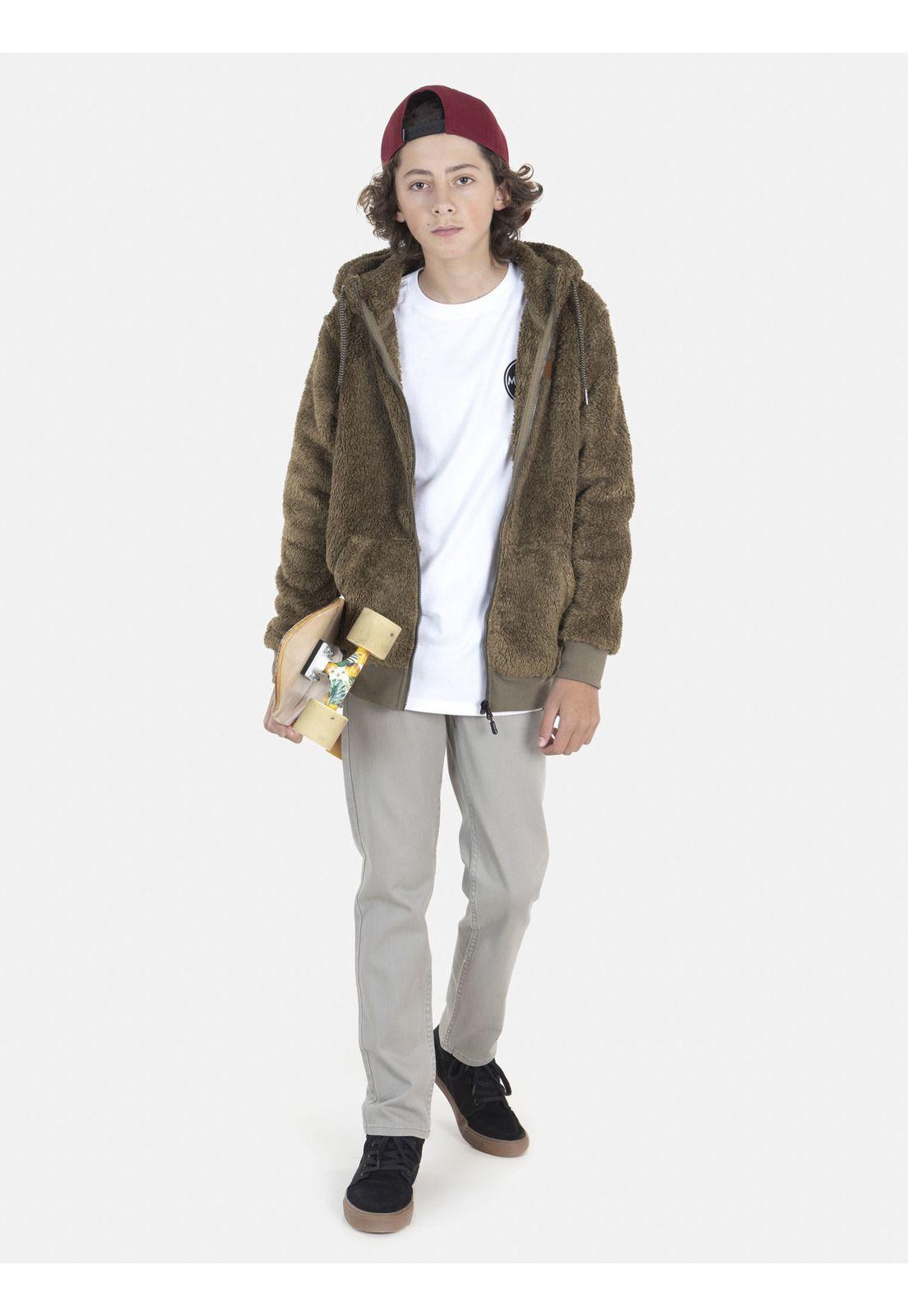Polera Juvenil COOKIE LOGO Y LS TEE Blanco Maui and Sons-3