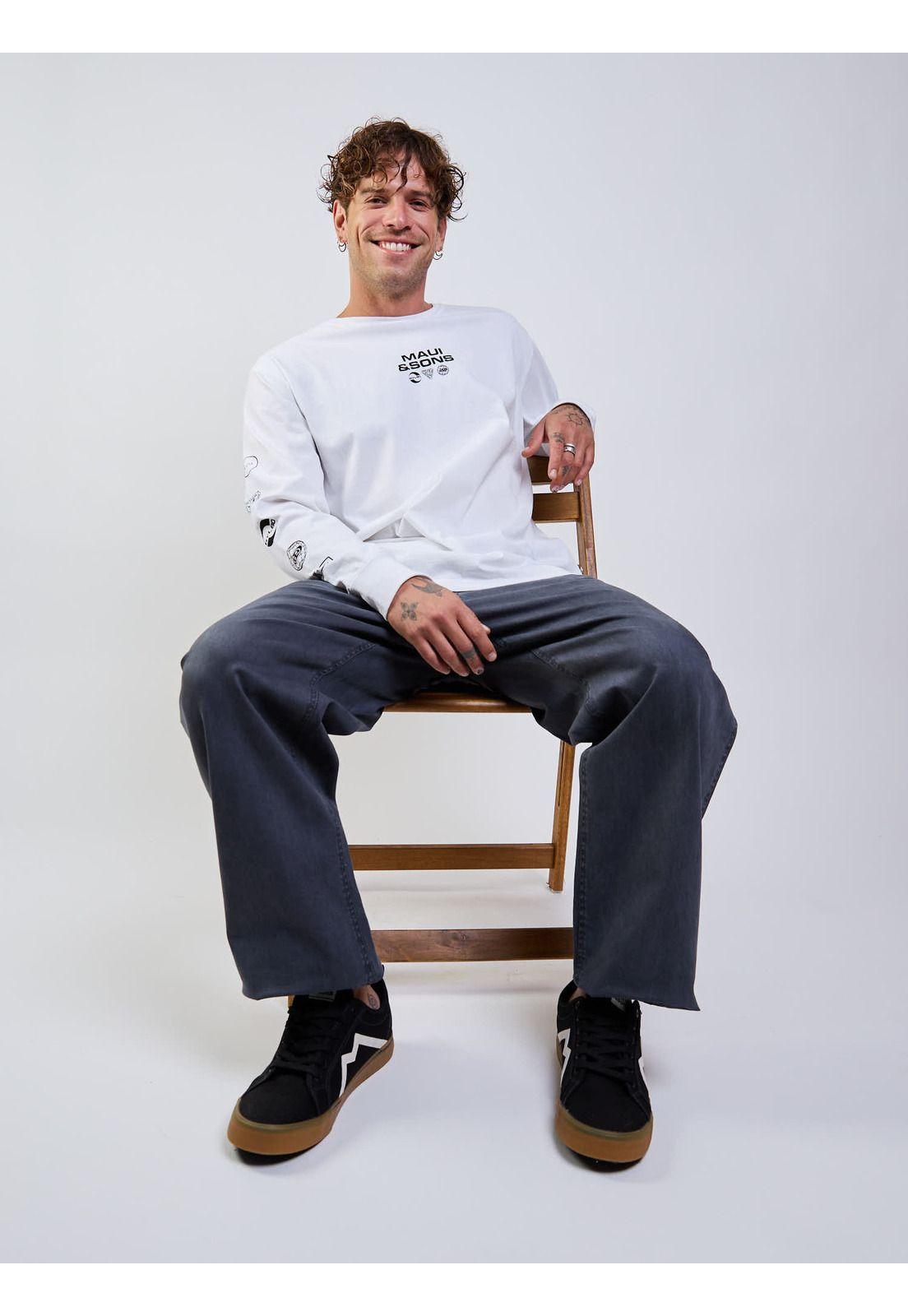 Pantalon Beacha Gris Hombre Maui And Sons-7