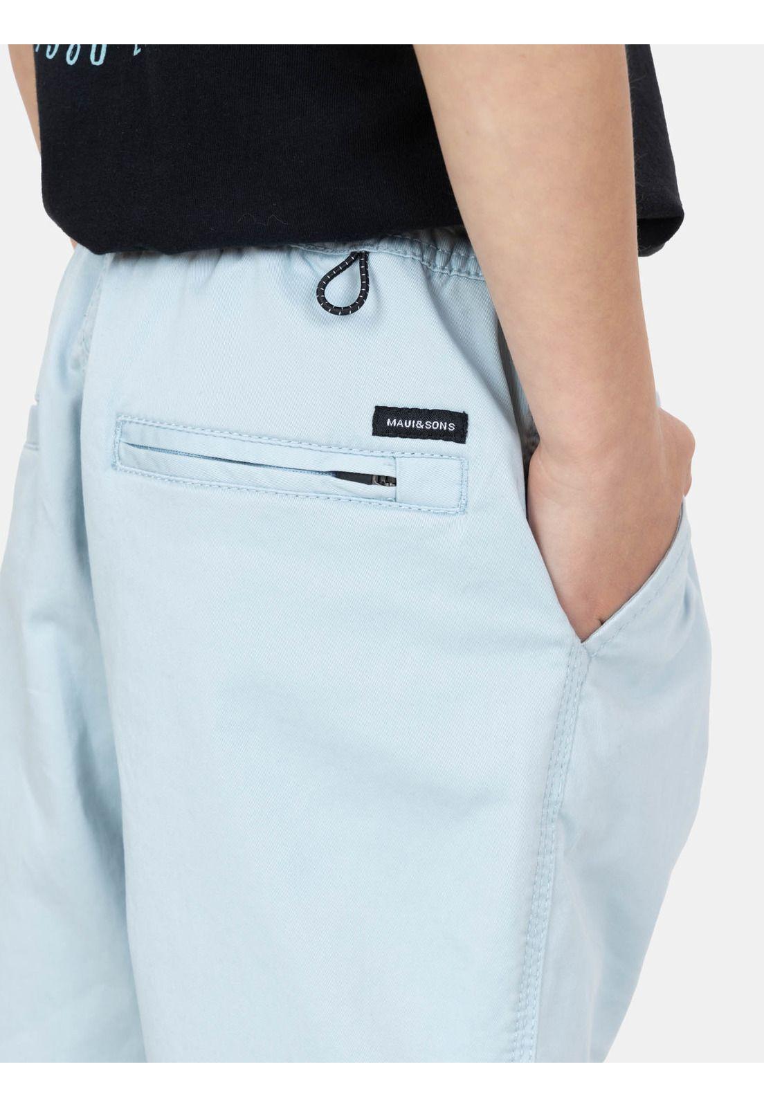 Bermuda Jogger Brivida Turquesa Infantil Maui And Sons-2