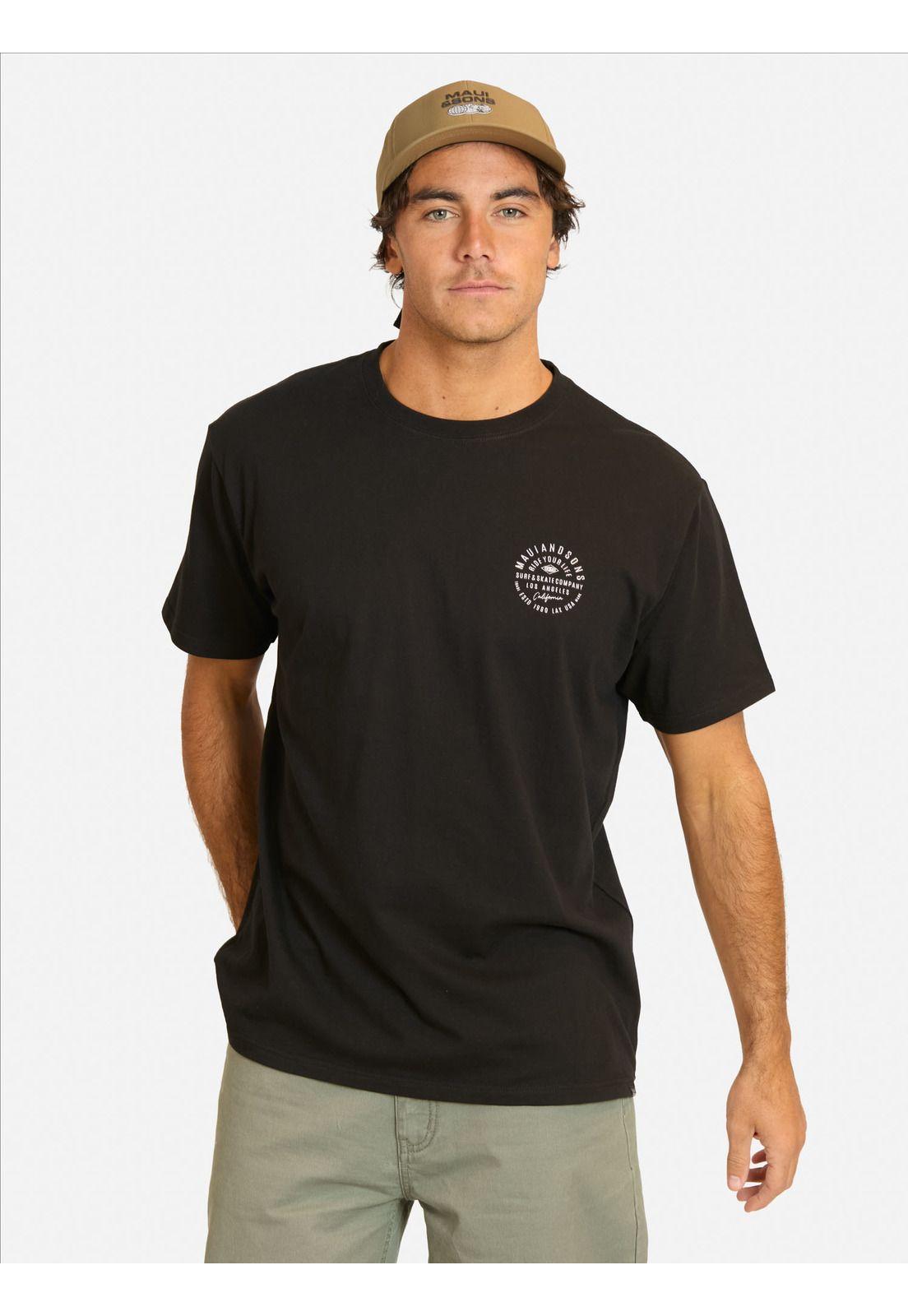 Polera MC Lerete Negro Hombre Maui And Sons-0