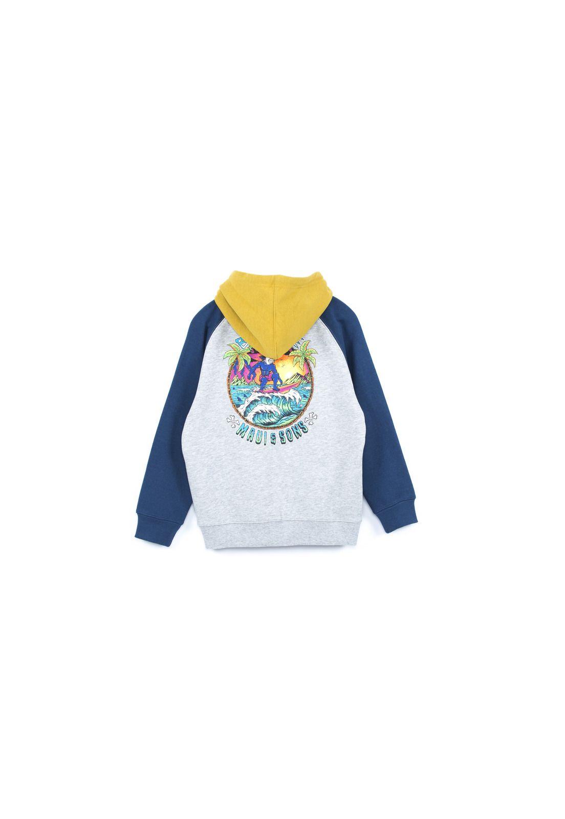 Poleron Kids Maui 5O1095-KI20Gris-1