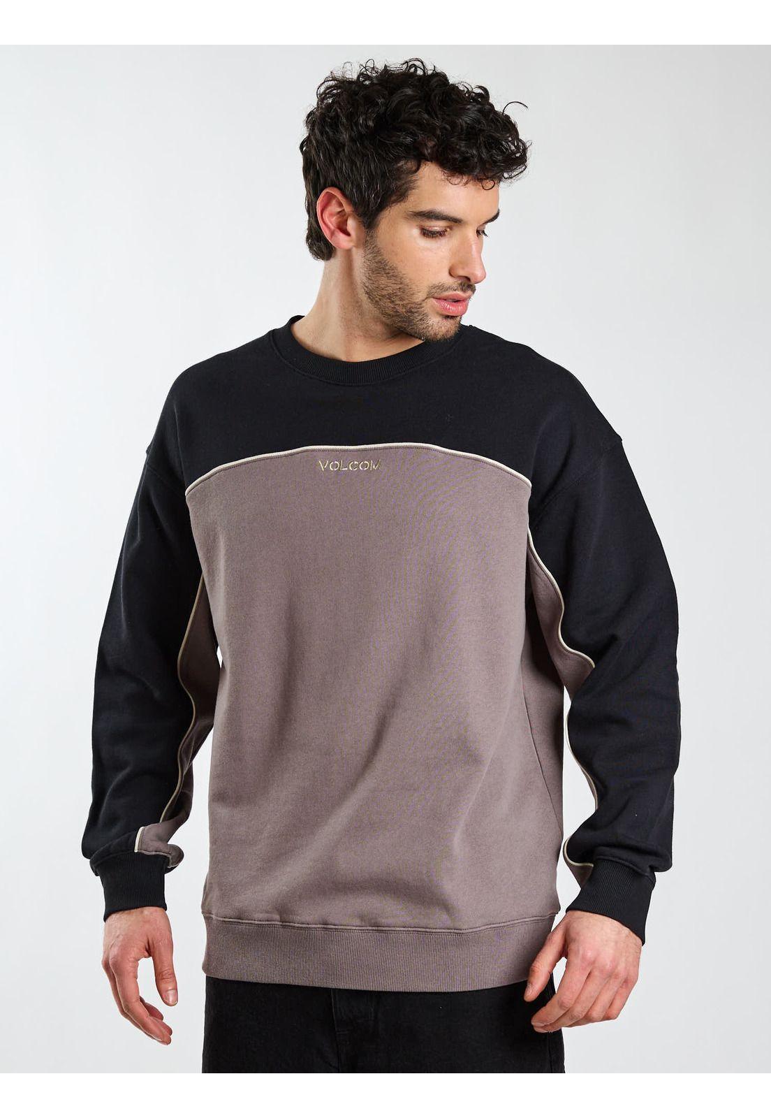 Poleron CR Forge Café Hombre Volcom-0