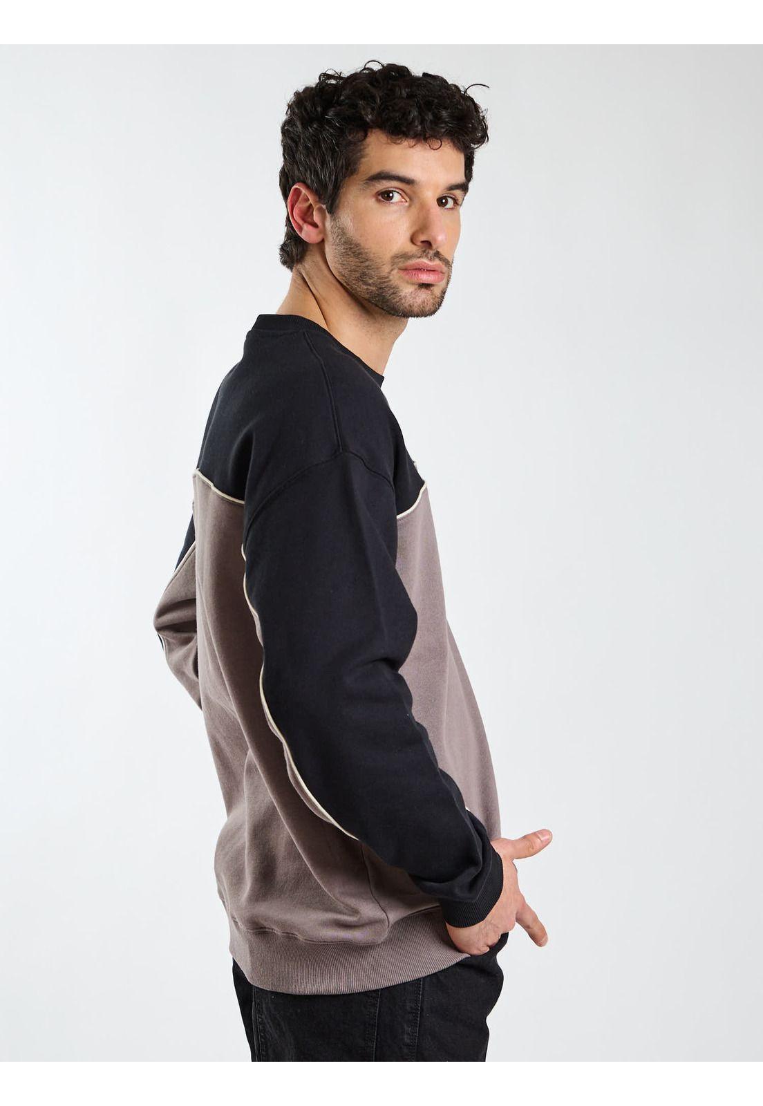 Poleron CR Forge Café Hombre Volcom-2