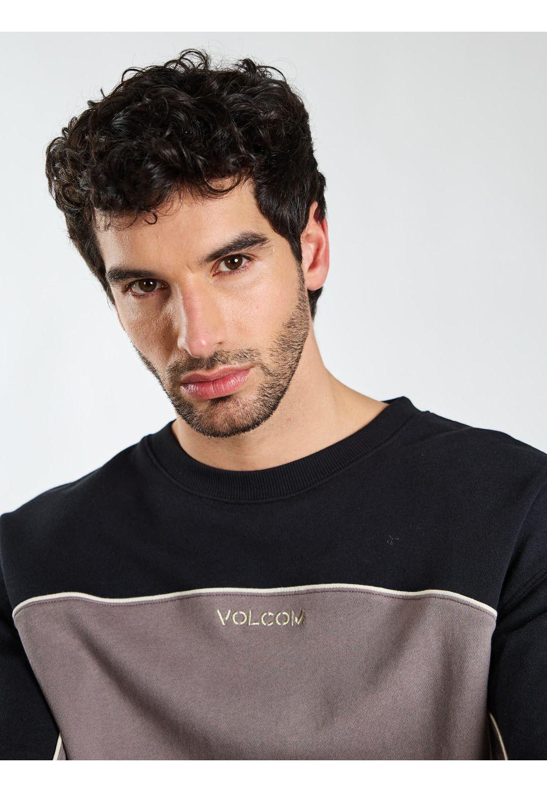 Poleron CR Forge Café Hombre Volcom-3