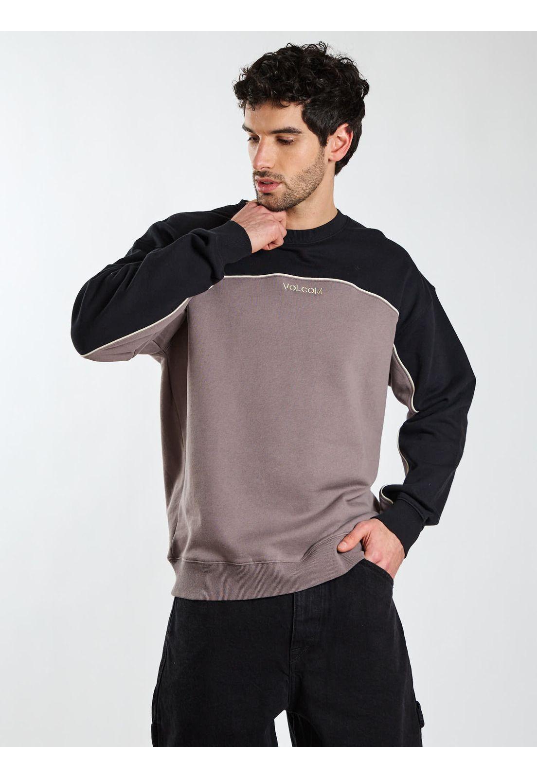 Poleron CR Forge Café Hombre Volcom-5