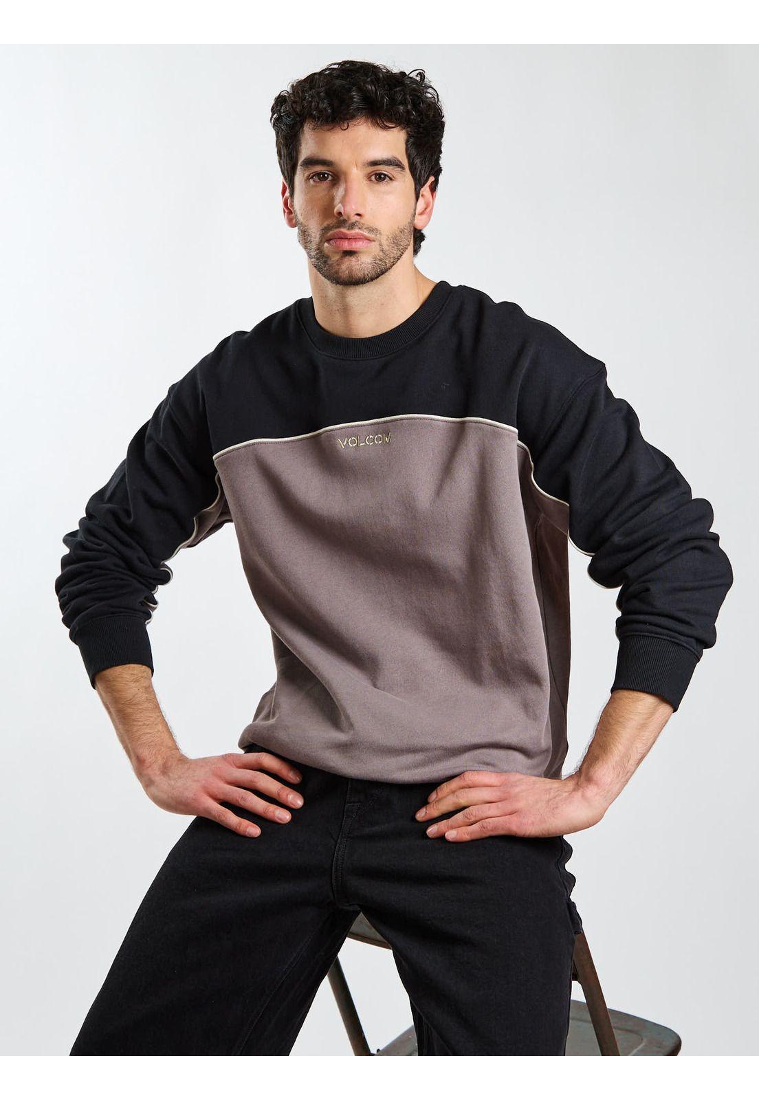 Poleron CR Forge Café Hombre Volcom-6